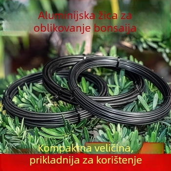 Aluminijski alat za oblikovanje žice za bonsaie i biljke – vrtni komplet od tri dijela