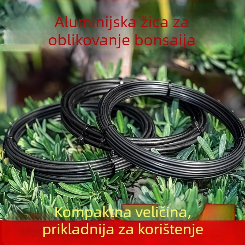 Aluminijski alat za oblikovanje žice za bonsaie i biljke – vrtni komplet od tri dijela