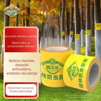 Traka protiv insekata za stabla i rasadnike, šumarska lovna traka za vrt, bijela traka za označavanje visine biljaka