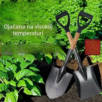 Consult Lopata od mangan čelika za sadnju stabala, povrća i cvijeća – vanjska upotreba