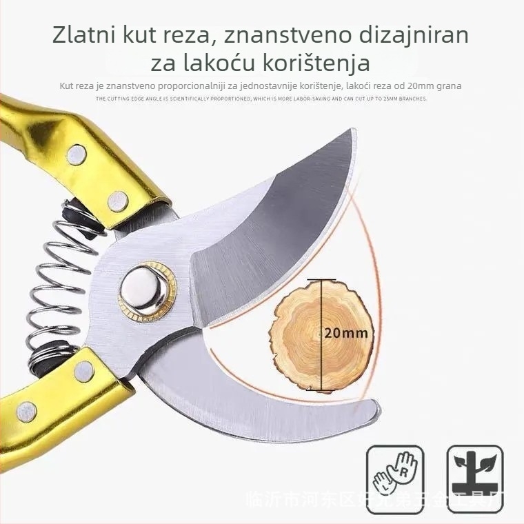 SK-5 škare za rezanje plodnih grana za debela grančice, za rezanje plodnih stabala, cvijeće i lozu
