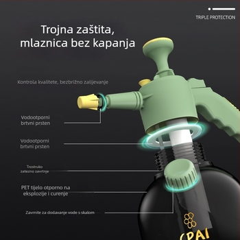 Kyushu Garden plastična kanta za zalijevanje s raspršivačem za vrt – zalijevanje cvijeća; Materijal: plastika; Tip: kanta za vodu / raspršivač; Marka: Kyushu Garden; Primjena: vrtlarstvo, zalijevanje cvijeća
