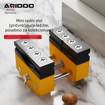 Stolni vise s aluminijskim legurom, držač za probijanje i stezaljka