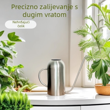 Staklena posuda za zalijevanje s dugim izljevom, podesiva protok vode, fiksna mlaznica, branda Elex