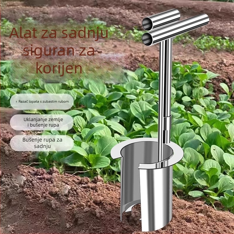 Alat za presađivanje sadnica za povrće, probijanje rupa, jednostavna upotreba