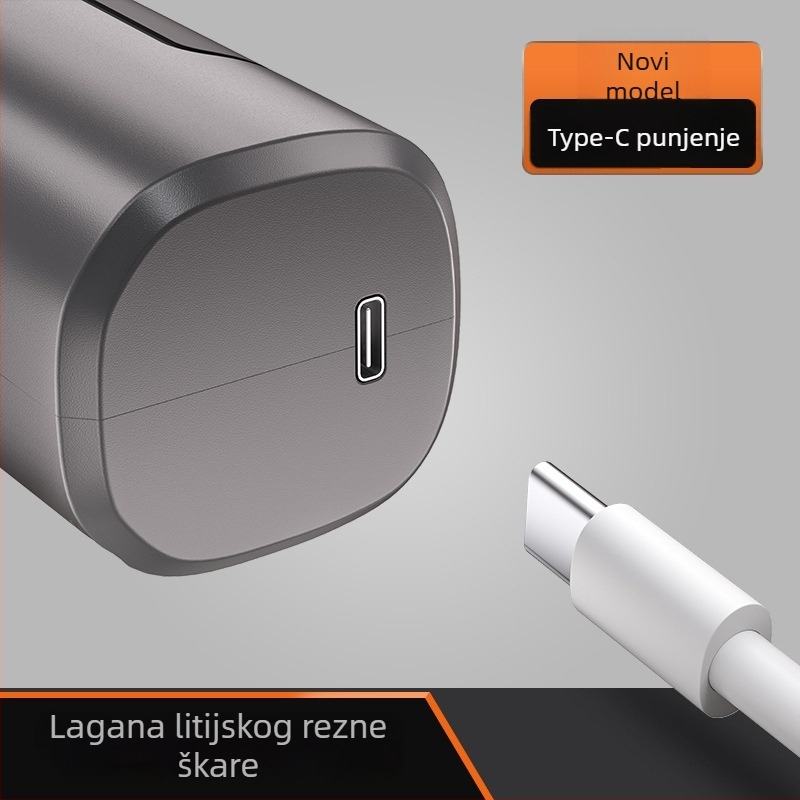 Električne škare za podrezivanje, bez četkica motora, ugrađena litijska baterija, Type-C punjenje, za voćke i debele grane