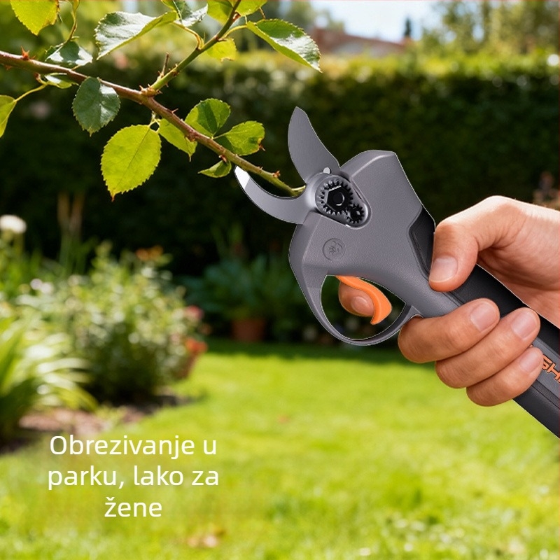 Električne škare za podrezivanje, bez četkica motora, ugrađena litijska baterija, Type-C punjenje, za voćke i debele grane