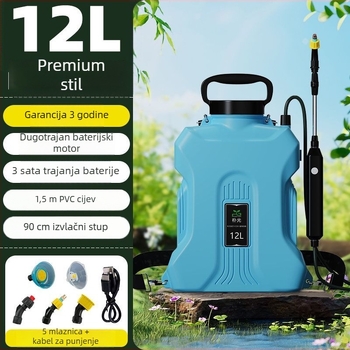 Električni prskalnik u ruksaku, trodjelni set, plastično kućište, Pu guang