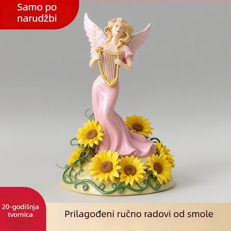Prilagođena resin figura za vrt, karikatura stil, dekor za mikro pejzaž