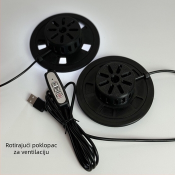 Svjetlo za mahovinu - USB napajanje, staklena ekološka boca, mali krajinski reflektor za akvarij i vodene biljke