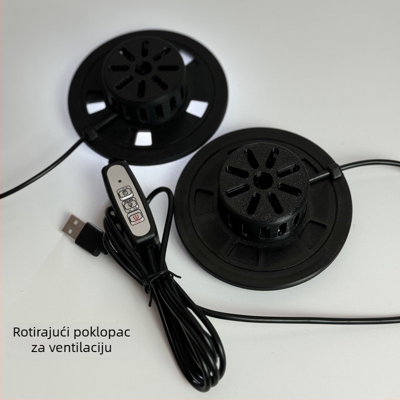 Svjetlo za mahovinu - USB napajanje, staklena ekološka boca, mali krajinski reflektor za akvarij i vodene biljke