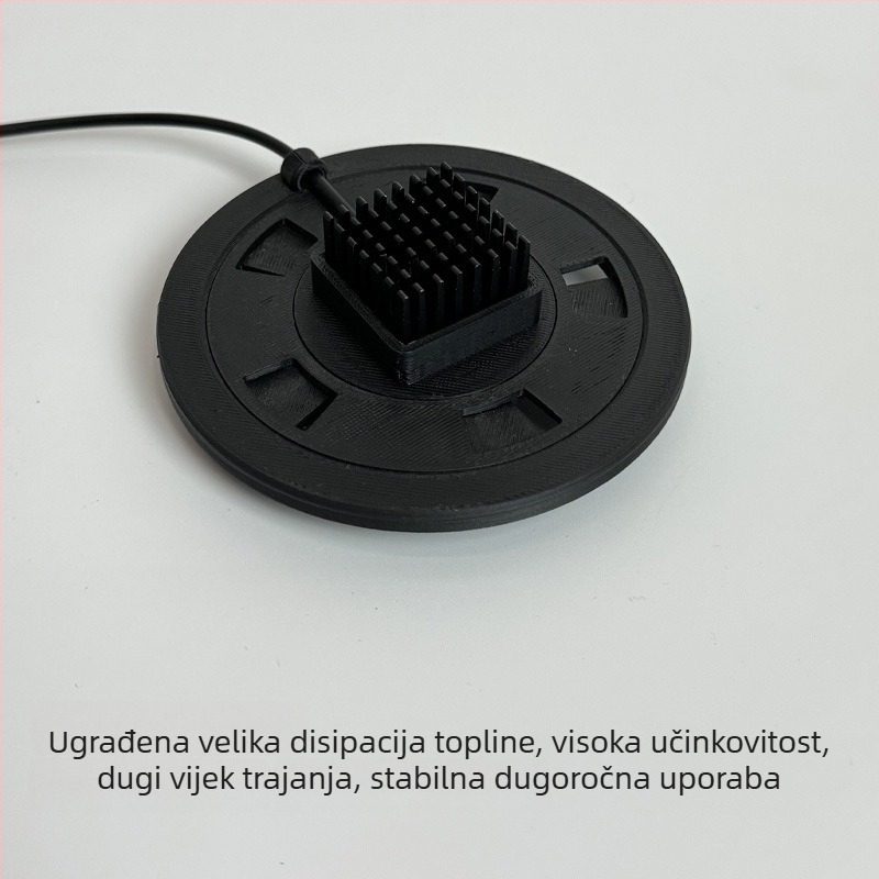 Svjetlo za mahovinu - USB napajanje, staklena ekološka boca, mali krajinski reflektor za akvarij i vodene biljke