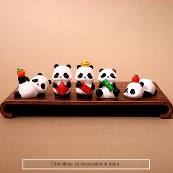 Panda Mikro Krajolik od Smole – kućni dekorativni predmet, kineskog stila; Materijal: smola; Kategorija: smolani zanati; Značka: trendy cute accessories