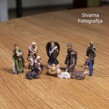 Smolne mini figurice za mikro pejzaže — kartonsko pakiranje, spremno za poklon