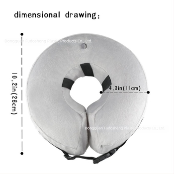 Nafukljivi psi ovratnik za postoperativnu upotrebu, protiv lizanja, ekološki PVC, šifra Dbb 000013