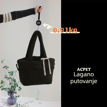 Acpet Puff torba za kućne ljubimce – vodootporna, lagana torba za izlazak, nosiljica za pse i mačke, s dizajnom protiv bjegstva u automobilu