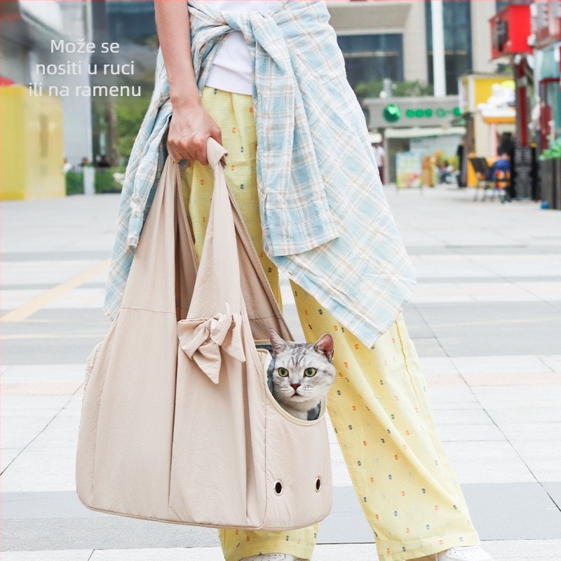 Torba za kućne ljubimce, mekana tkanina, jednobojni uzorak