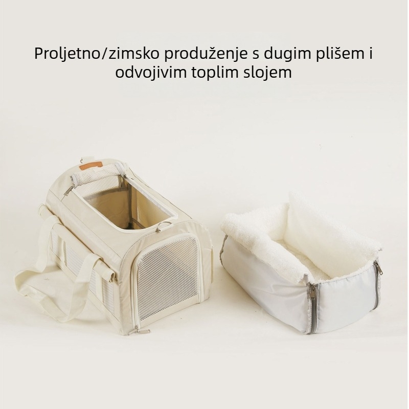 Torba za kućne ljubimce za izlaske — zimska toplina, lagana, velika kapaciteta, anti-stres, Oxford Cloth materijal