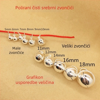 Viseći privjesak od srebra 925, ručno izrađen, podrijetlo Fujian, čistoća 925