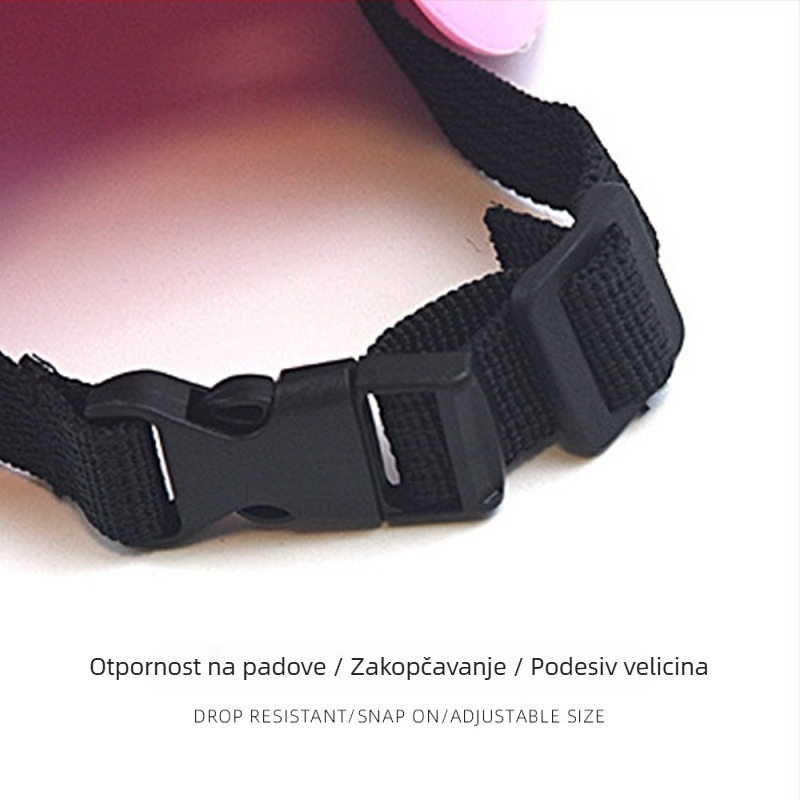 Plastični zaštitni šlem za kućne ljubimce (mačke i psi) – monokromatski uzorak, twill tkanina, bojena površina, ležerni stil, pogodan za sve sezone