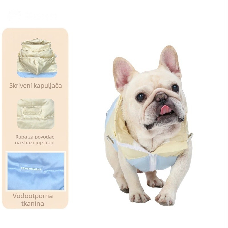 Pasji kaput casual, poliester odjeća za kućne ljubimce, univerzalna prilagodba, nije uvezeno
