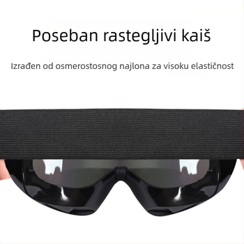Naočale za pse – vodootporne, otporne na vjetar i UV zaštita; materijal: poliester; stil: rekreacijski; za opće pse.