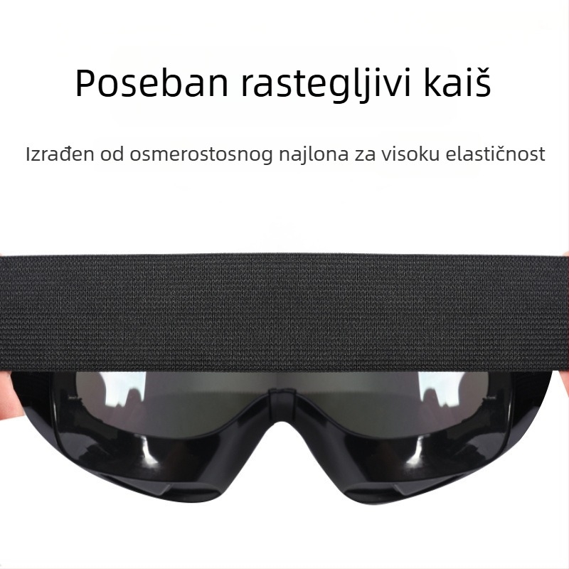 Naočale za pse – vodootporne, otporne na vjetar i UV zaštita; materijal: poliester; stil: rekreacijski; za opće pse.