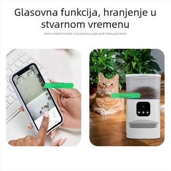 PT08 Automatska posuda za hranu za kućne ljubimce, odvojiva, 1,5 kg, za pse i mačke