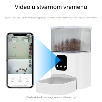 PT08 Automatska posuda za hranu za kućne ljubimce, odvojiva, 1,5 kg, za pse i mačke
