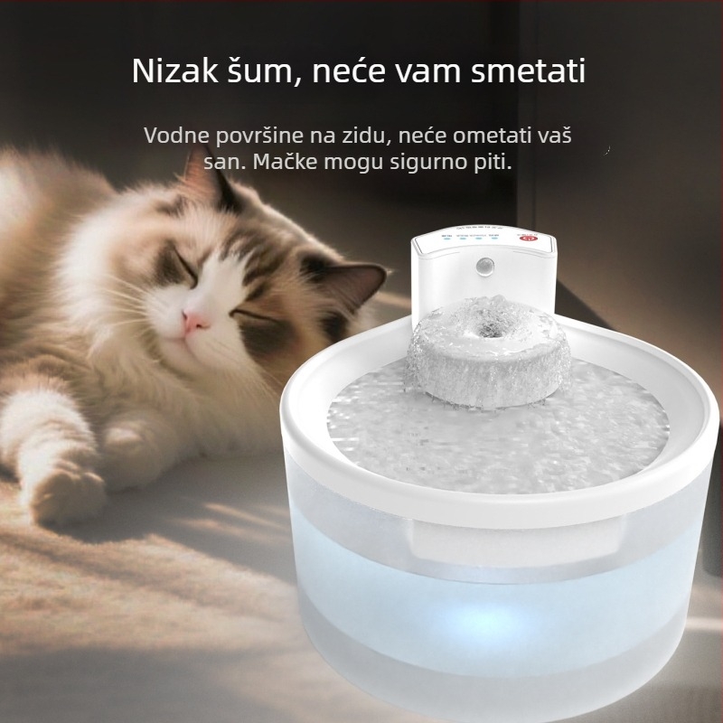 Inteligentna fontana za vodu za kućne ljubimce, velik kapacitet, filtracija, pročišćavanje i sterilizacija