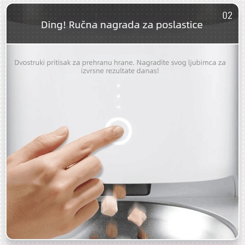 Automatski hranilnik za mačke i pse — uz podršku aplikacije, tajmer, samostalno hranjenje, Hörmann