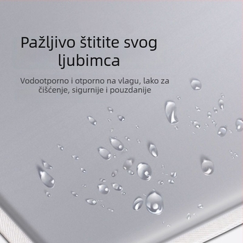 Električna grijna podloga za pse, pliš materijal, nije periva