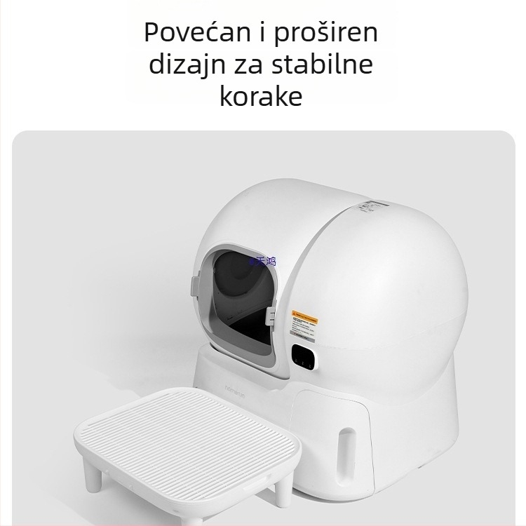 Inteligentni pedal za kontrolu pijeska u mačjoj WC, PVC, Xiangrun, kompatibilan s 106 pametnih mačjih ladica, protiv prskanja