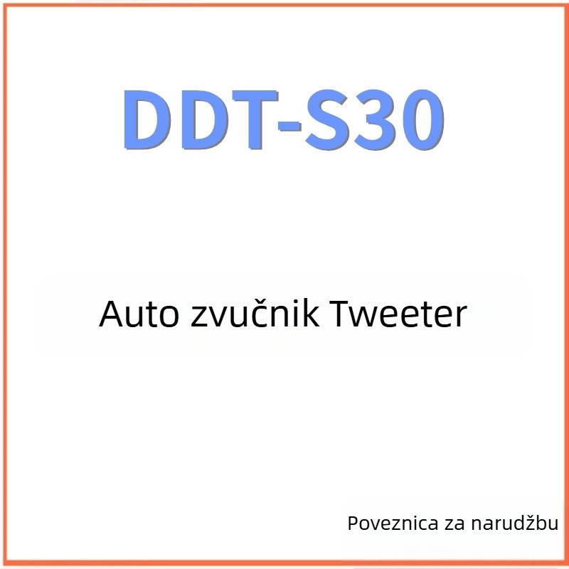 DDT-S30 visokotonac s rogovitim kućištem, 4Ω, 60W, 22Hz–35kHz, membrana od svile