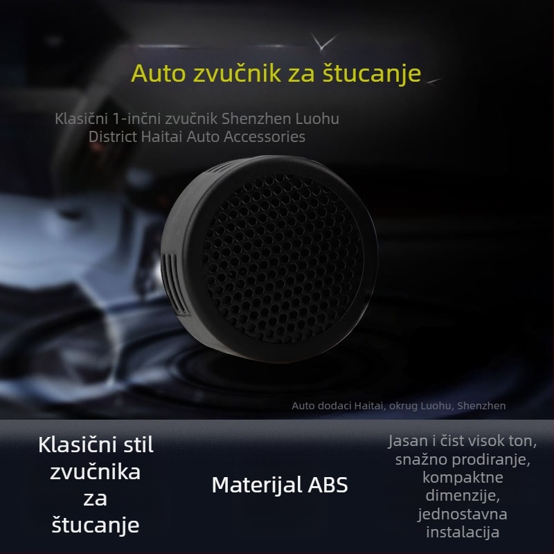 Okrugli automobilski tweeter, model Tweeter head, 10W, 8Ω