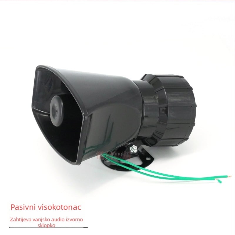 KX-500A automobilski alarmni klaxon – 60-100 W, 4 Ω, 120 dB, univerzalna kompatibilnost