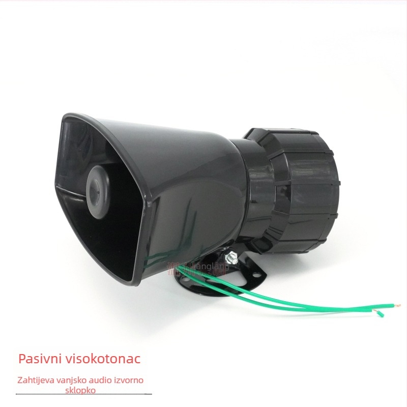 KX-500A automobilski alarmni klaxon – 60-100 W, 4 Ω, 120 dB, univerzalna kompatibilnost