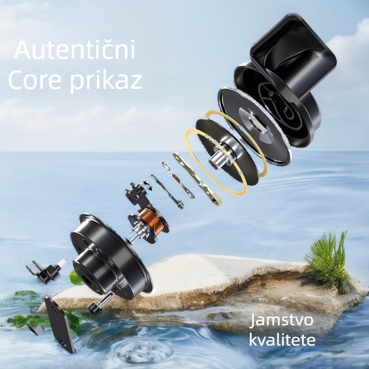 Automobilski klaxon, model K8001 univerzalni, 12V/24V, impedancija 12 Ω, glasnoća 105–118 dB