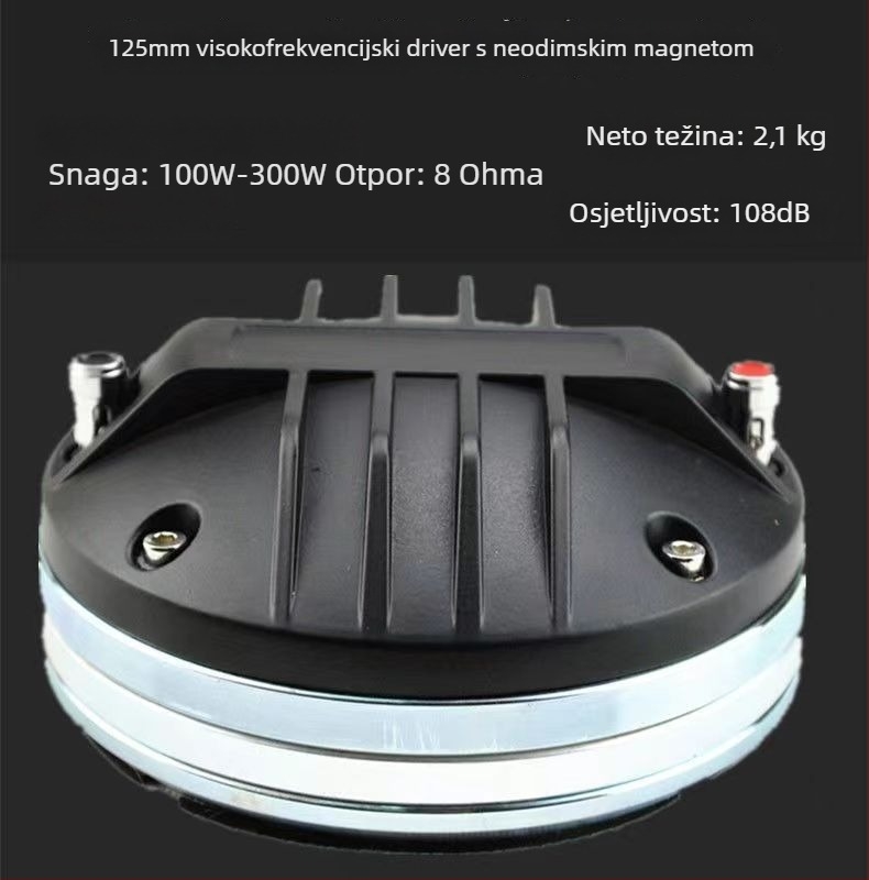 Tweeter s neodimijskim magnetom, visoka snaga, snažan magnetski pogon, visokokvalitetan zvuk