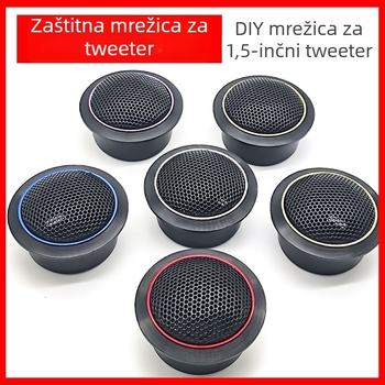 Auto tweeter gril s mrežicom za ploču A-pilara, univerzalni prilagodljivi model