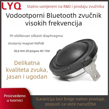 Bluetooth zvučnik sa svilenom membranom, pokretna zavojnica, unutarnji magnetski krug, IPX7 vodootpornost