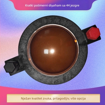 44-navojni tweeter s glasovnom zavojnicom, diafragma 44,5 mm, horn drajver s kratkim okvirom, visoka snaga, polimerna kompozitna membrana