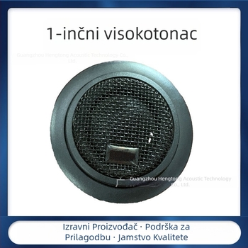 Klakson za auto s visoko-tonskom glavom, impedancija 4 Ω, zvučnost 90,5 dB, univerzalna kompatibilnost.