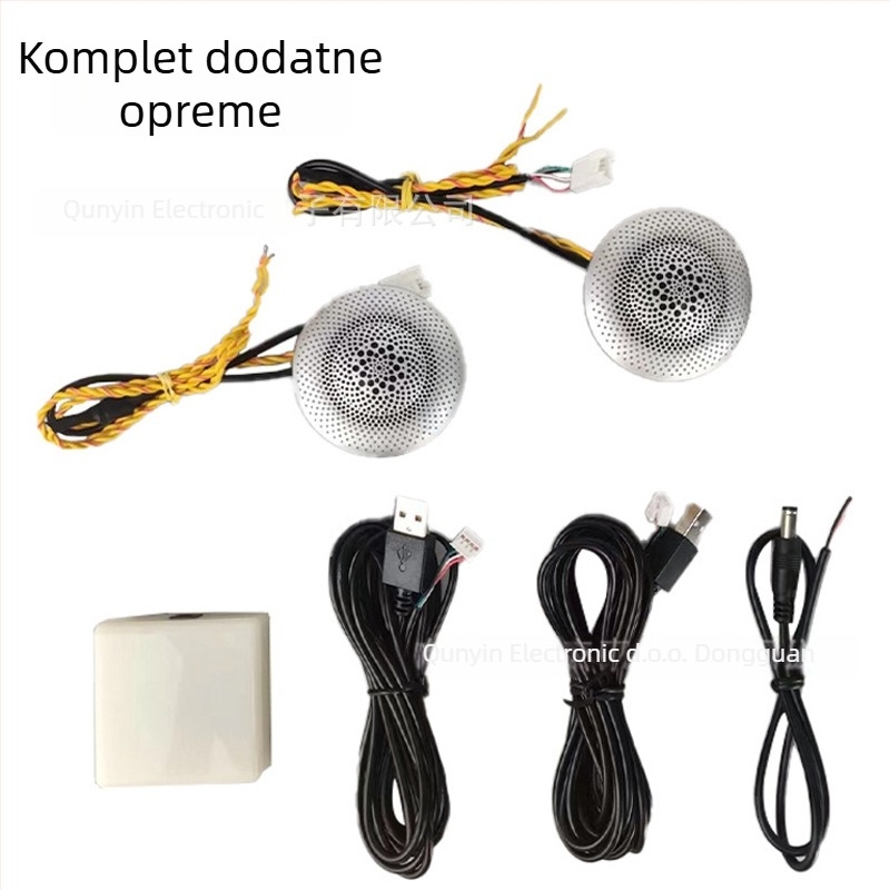 Automobilski srednjetonski zvučnik s ambijentalnim osvjetljenjem, 60 mm, 25-50 W, 4 Ω, 91 dB, 250-18 kHz