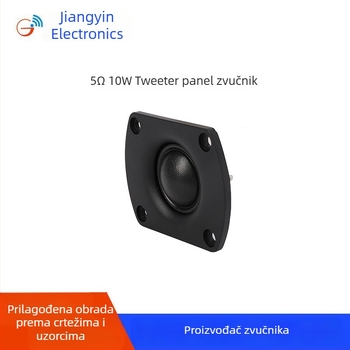 Panel visokotonac zvučnik 5Ω 10W, unutarnji magnetski krug, omnidirekcijski