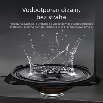 ERQU Koaksijalni vodootporni zvučnik, 8 Ω, 15 W, Neodimijski magnet, Cijeli raspon srednjih i visokih frekvencija
