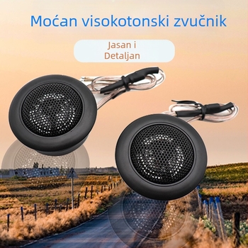 MA260 automobilski visokofrekvencijski zvučnik, impedancija 4 Ω, osjetljivost 93 dB, frekvencijski odziv 2 kHz–22 kHz