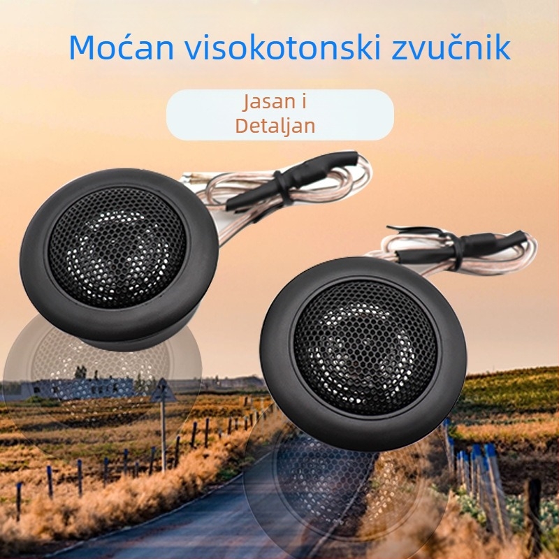 MA260 automobilski visokofrekvencijski zvučnik, impedancija 4 Ω, osjetljivost 93 dB, frekvencijski odziv 2 kHz–22 kHz