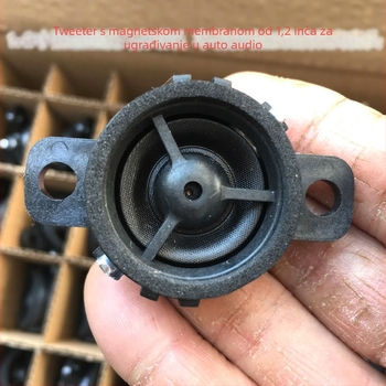 HiFi tweeter za auto s svilenom dijafragmom za vrata, trokutni ugradbeni na A-pilaru, 4 Ω, 20 W