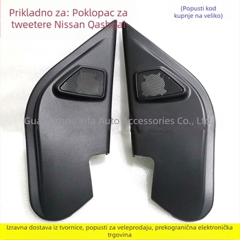 Poklopac tweetera za Qashqai s mrežicom, kompatibilan s A-pilarem, 4 Ω impedancija, 88 dB osjetljivost